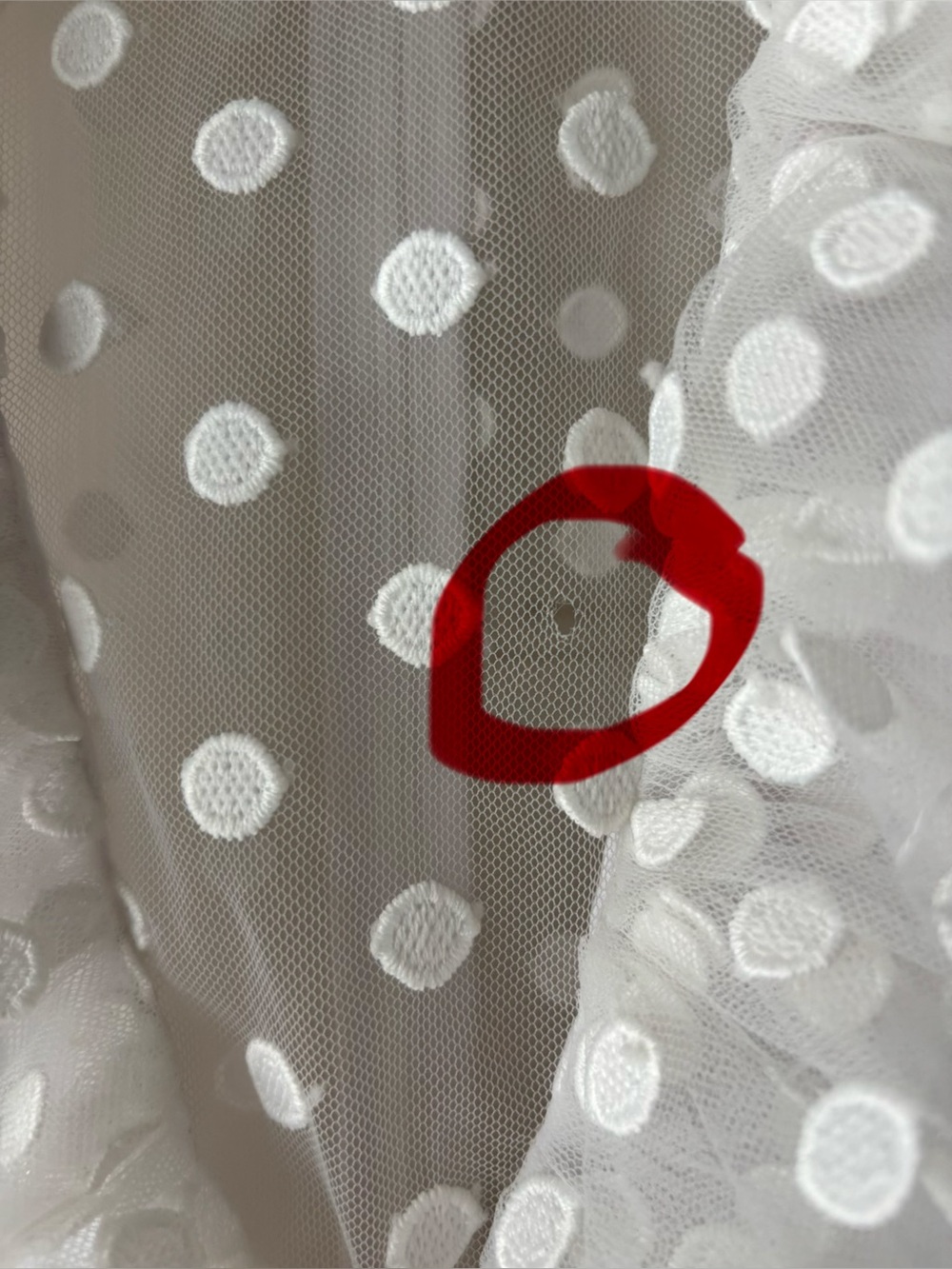 MAJORELLE White Textured Ruffle Mini Dress - Picture 7 of 8
